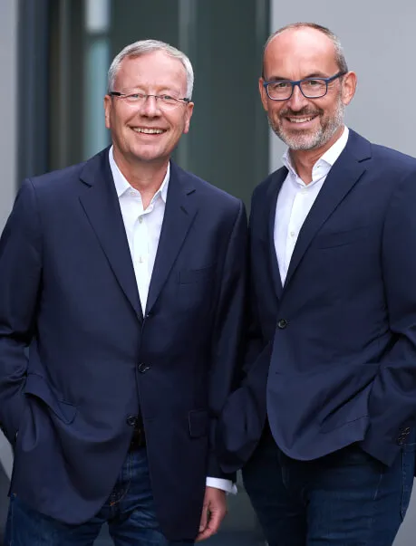 Michael Mandel und Werner Braun, Gr&uuml;nder von MandelBraun Consulting